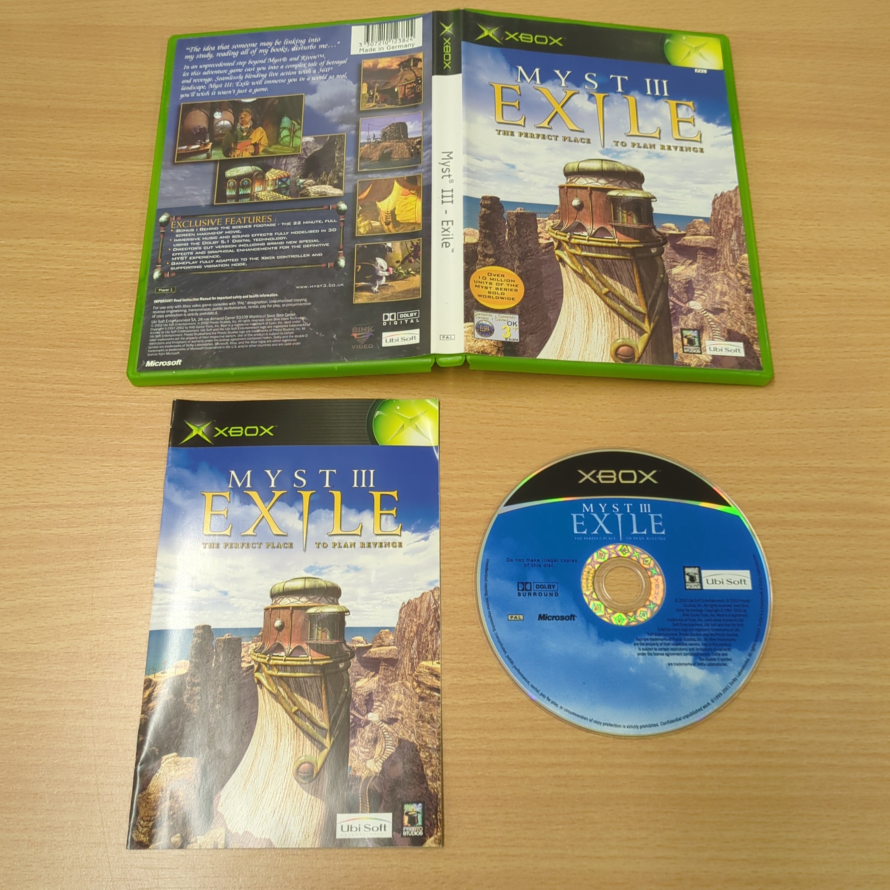 Myst III: Exile original Xbox game Myst III: Exile original Xbox game